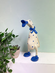 Blue Spotty Bamboo Root Duck