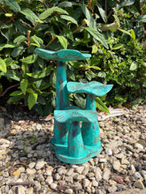 Green Wooden Mushrooms with Base