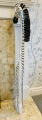 Painted Wooden Zebra Seated B/W - Various Sizes