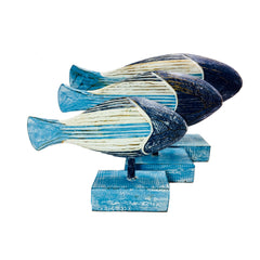 Fish on Plinth - Set of Three