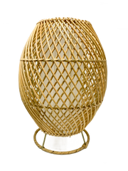 Rattan Lamp Diamond - Natural 30cm