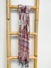 Pink Elephant Cashmere Scarf