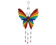 Rainbow Butterfly Suncatcher - 39cm
