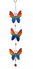 Rainbow 3 Butterfly Suncatcher