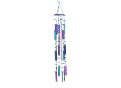 Glass Windchime Suncatcher - Purple/Blue