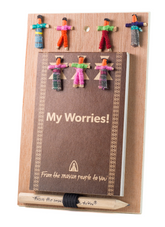 Mayan Worry Doll Notebook and Pencil