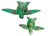Wooden Turtle Green - Pack of Two