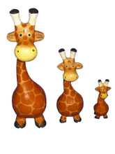 Round Giraffe Statue