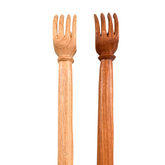 Wooden Hand Back Scratcher Natural or Brown