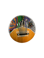 Coconut Thumb Piano - Painted