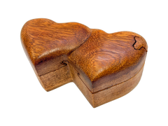 Double Heart Puzzle Box