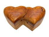 Double Heart Puzzle Box