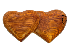 Double Heart Puzzle Box
