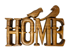 Home Bird Style Wooden Carving