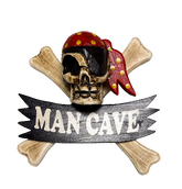 Wood Pirates Sign -Man Cave 20cm