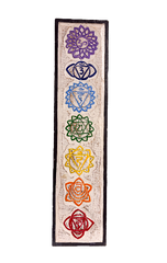 Wooden Chakra Sign Board - Set of Two