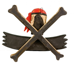 Wood Pirates Sign -Time Flies When You're Having Rum- 40cm