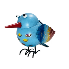 Painted Metal Bird
