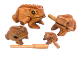 Frog Guiro Brown - Various Sizes