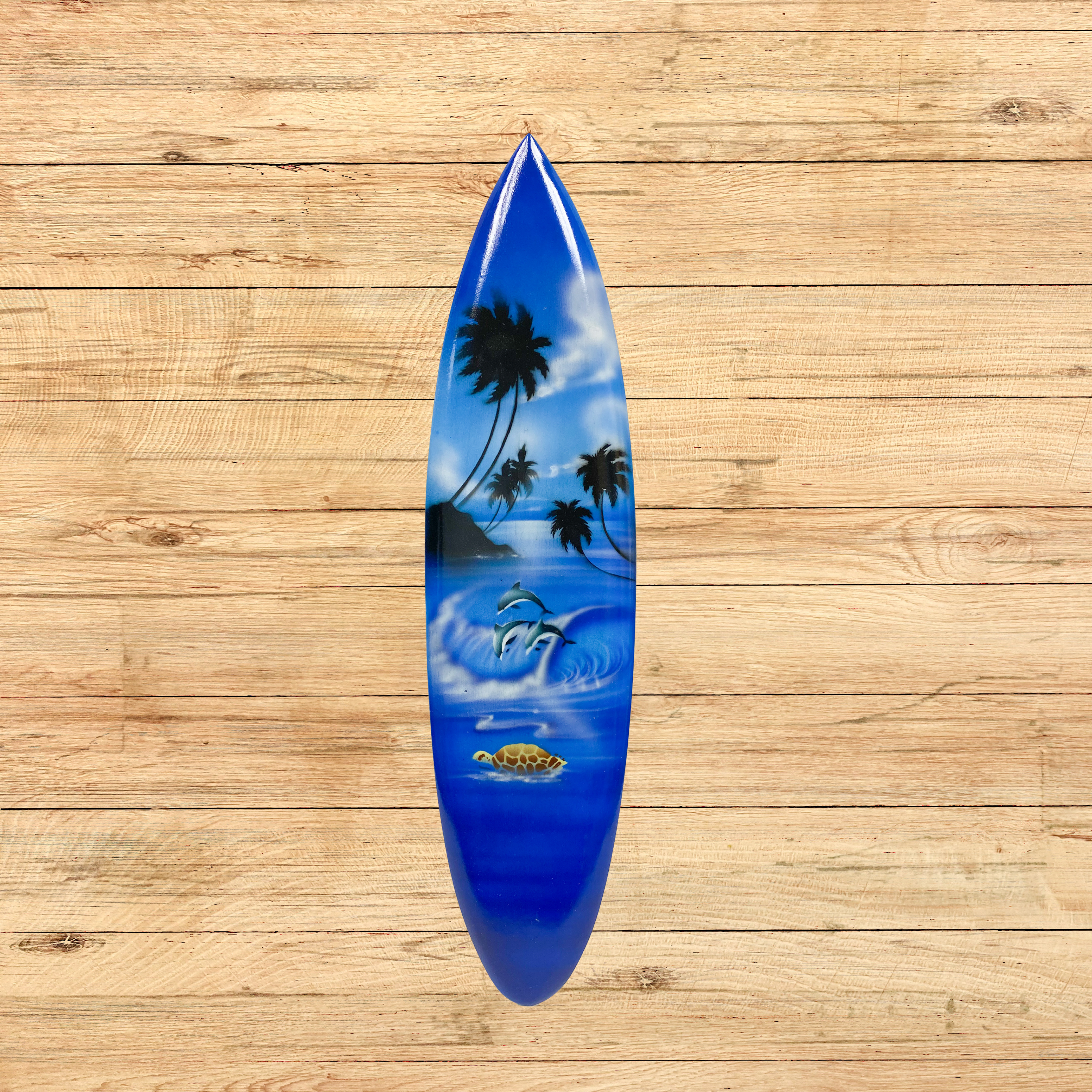 Wooden Painted Surfboard - Various Sizes