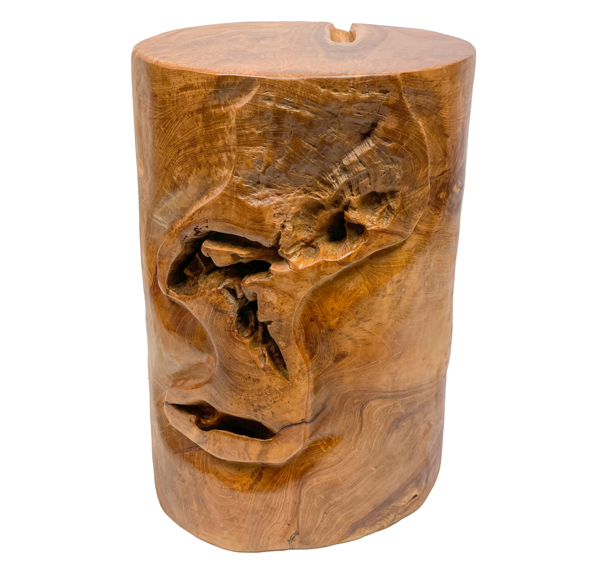 Teak Wood Stool Round