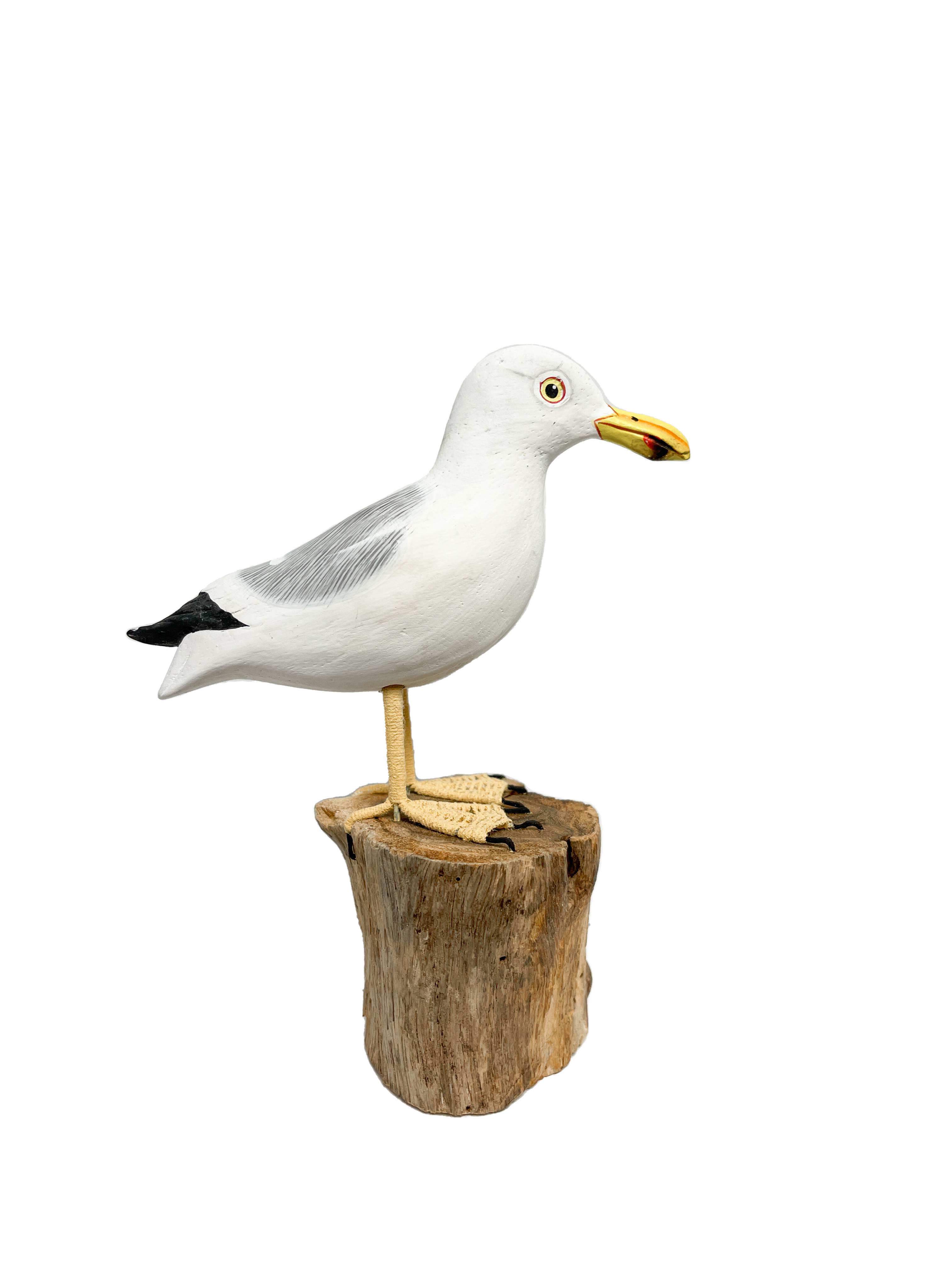 Handpainted Carved Seagull