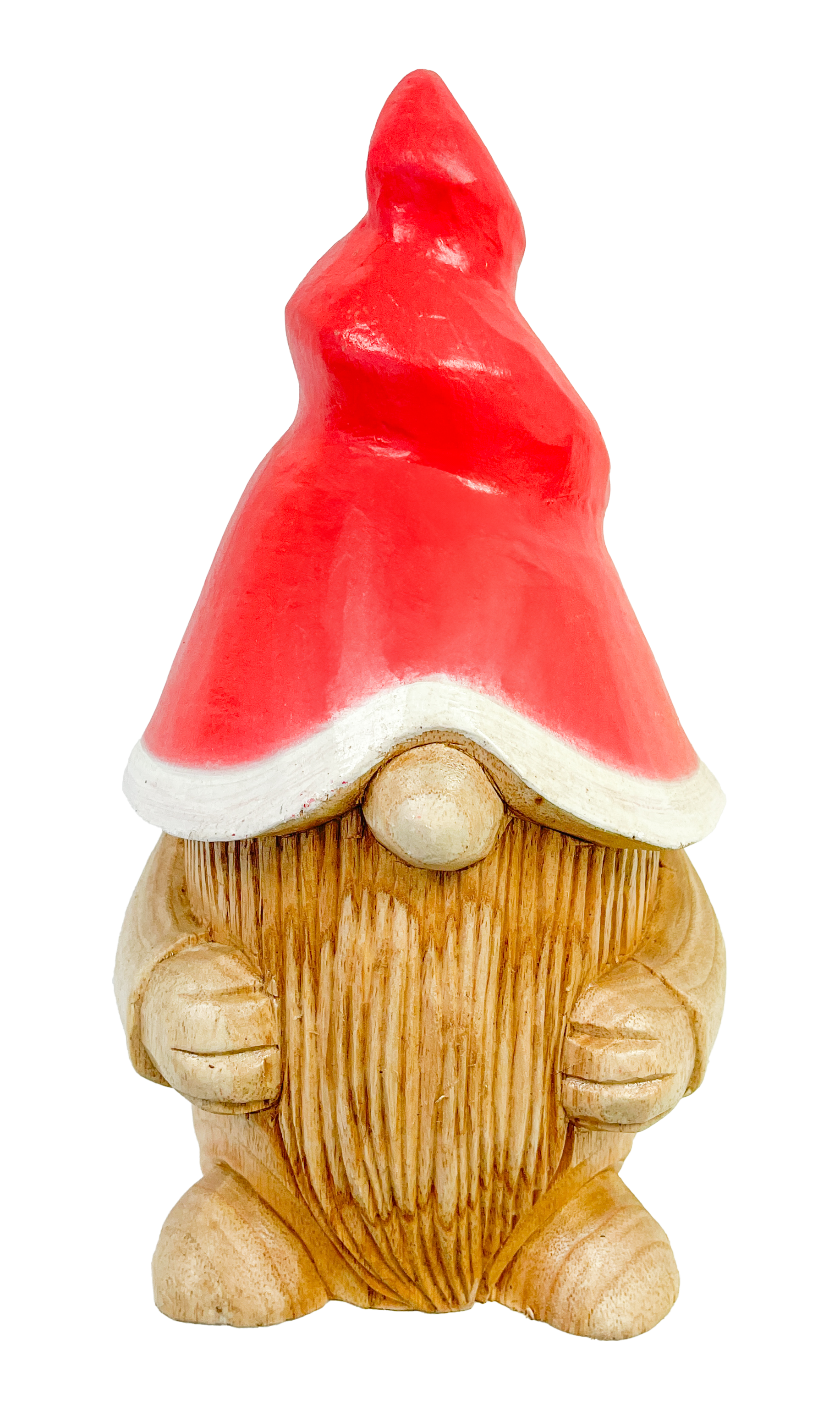 Wooden Gonk With Red Hat