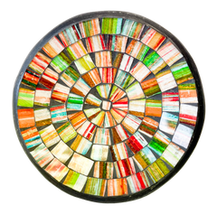 Round Mosaic Bowl - Multicoloured