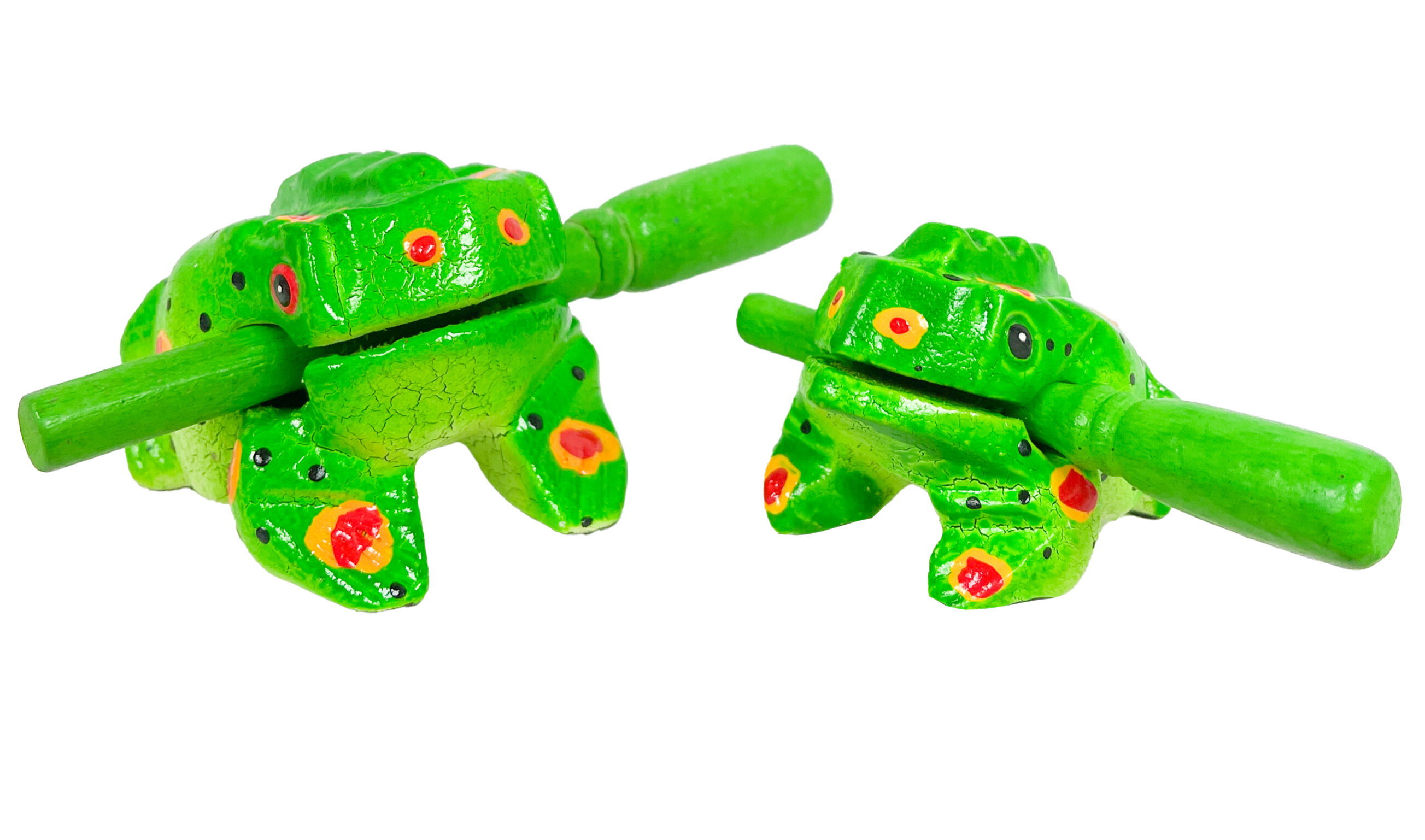 Green Frog Guiro  - Various Sizes