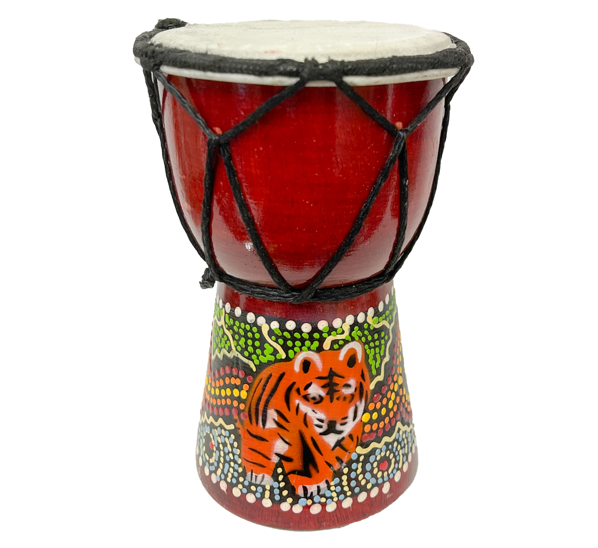 Tiger Dot Painted Djembes