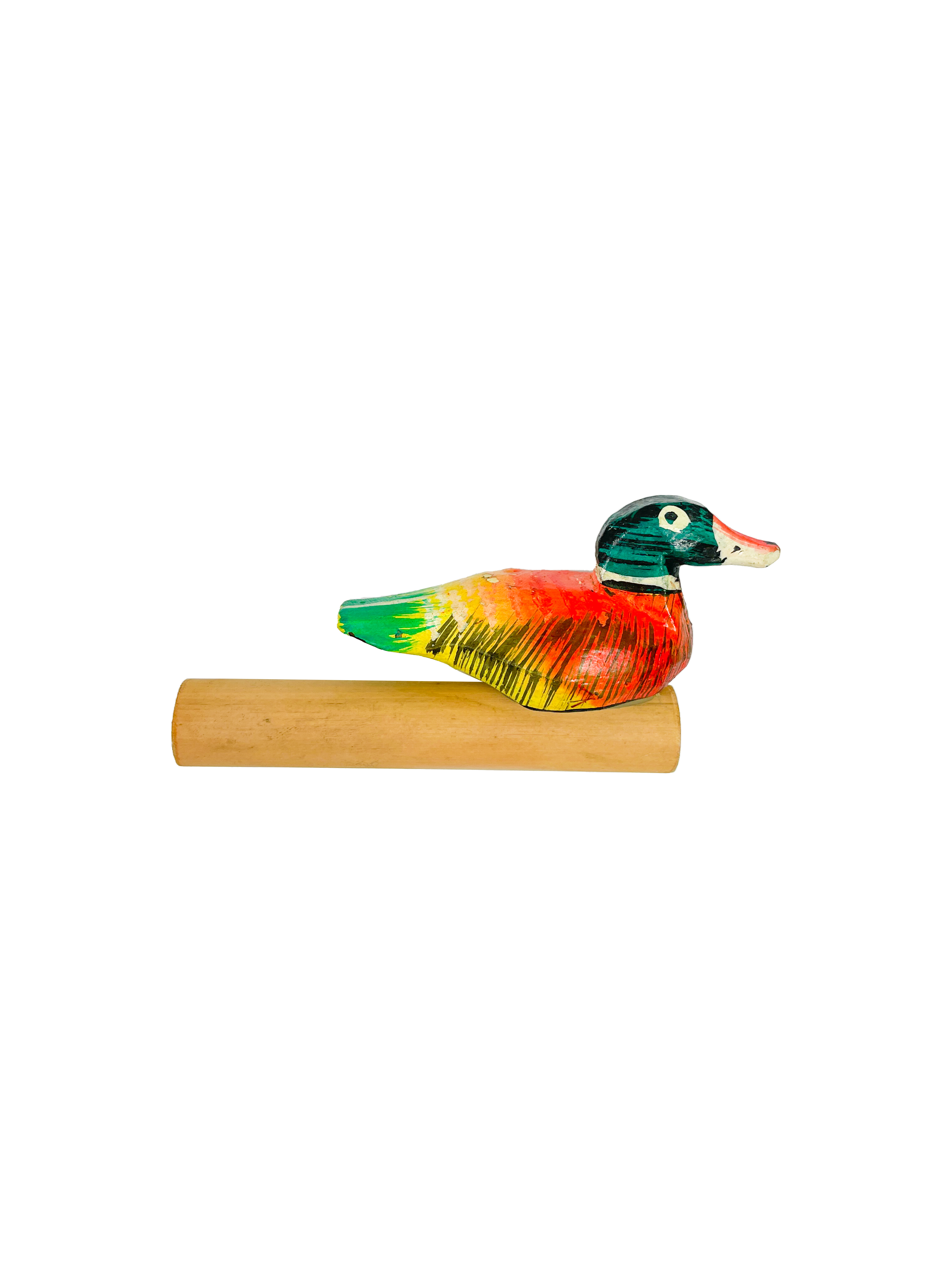 Painted Bamboo Duck Caller