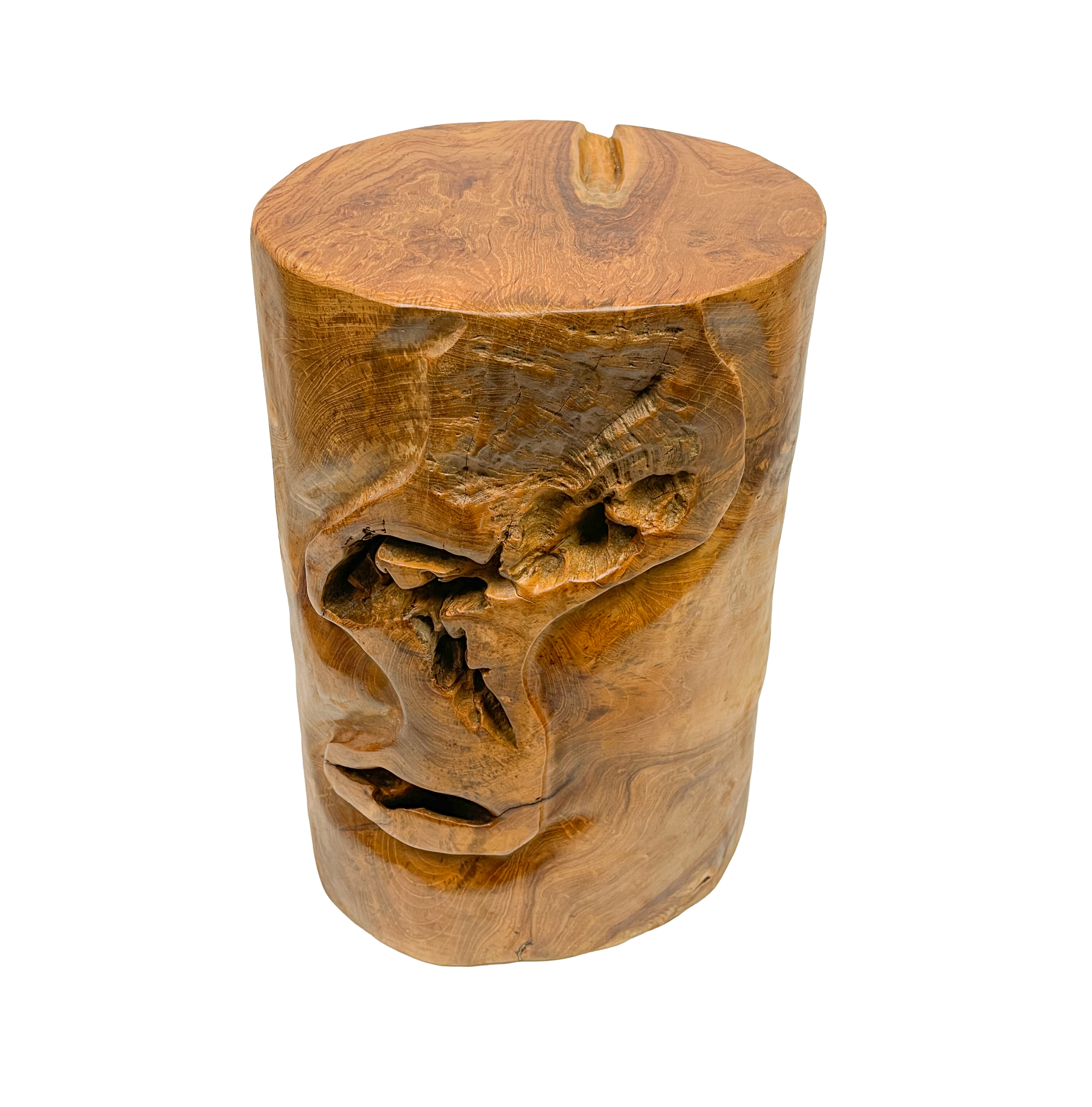 Teak Wood Stool Round