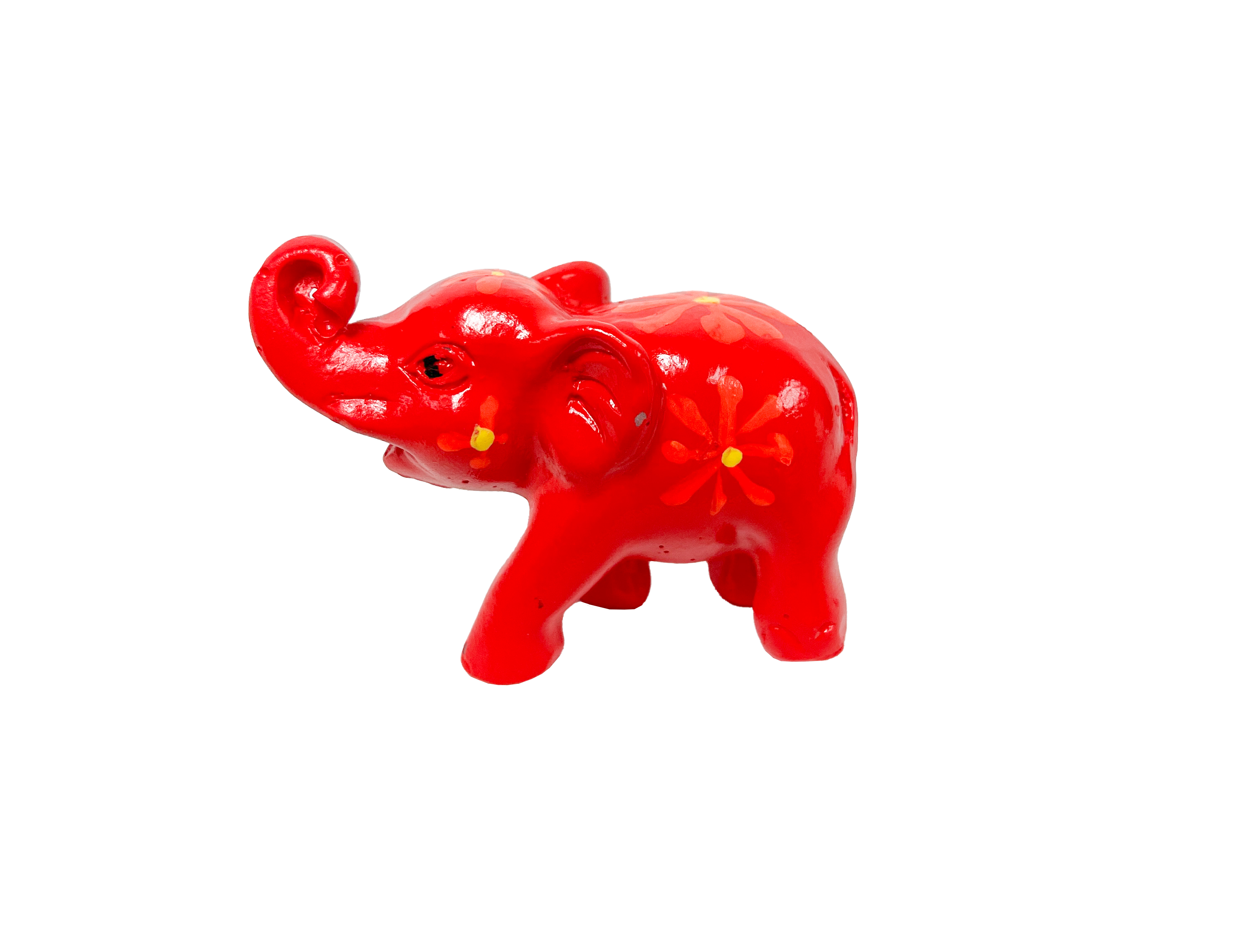 Painted Resin Elephants - Small