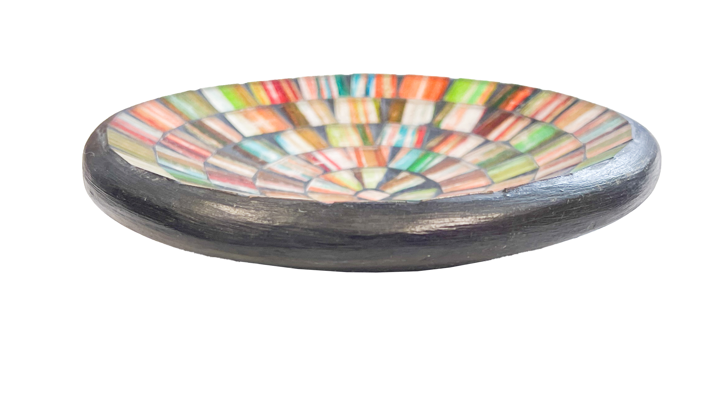 Round Mosaic Bowl - Multicoloured