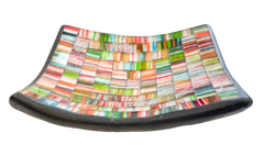 Square Mosaic Bowl - Multicoloured