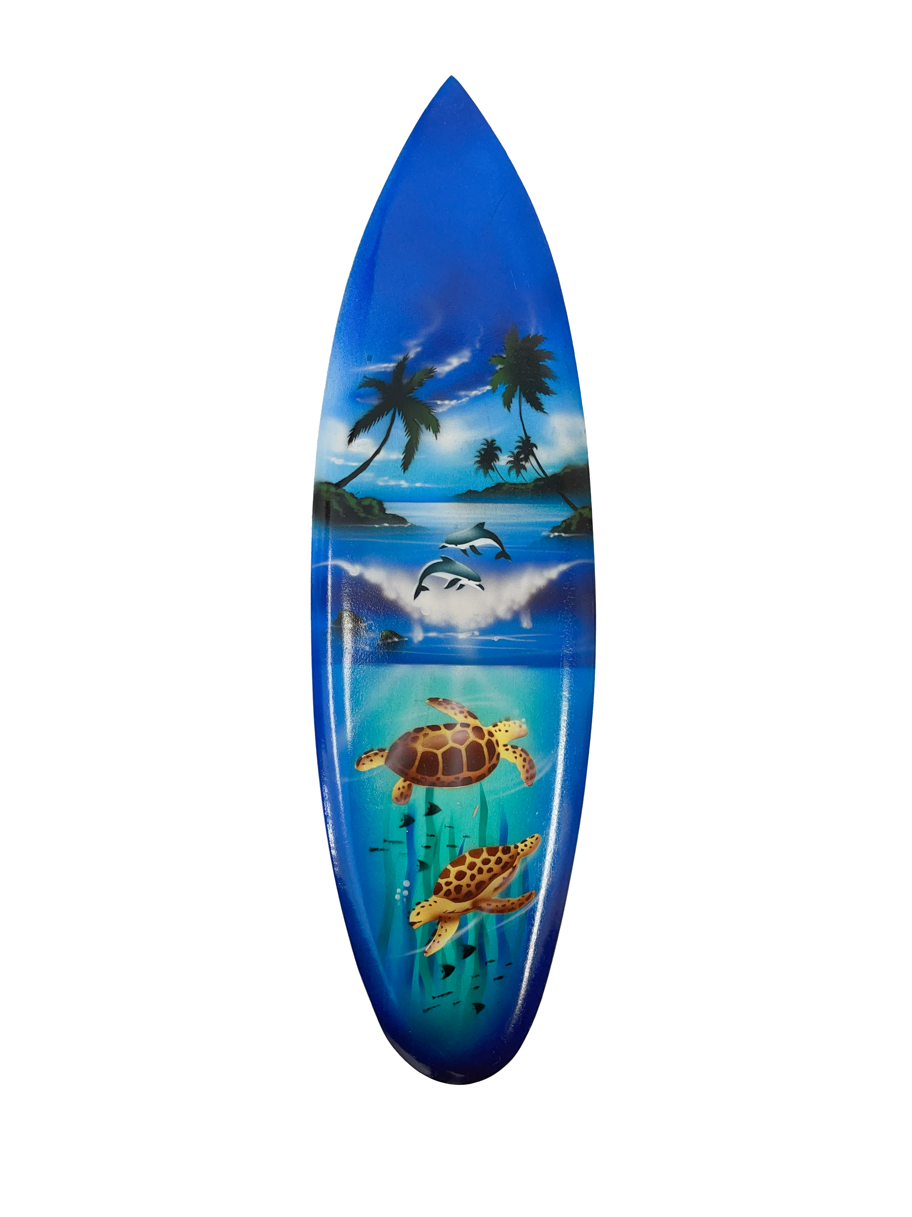 Wooden Painted Surfboard - Various Sizes