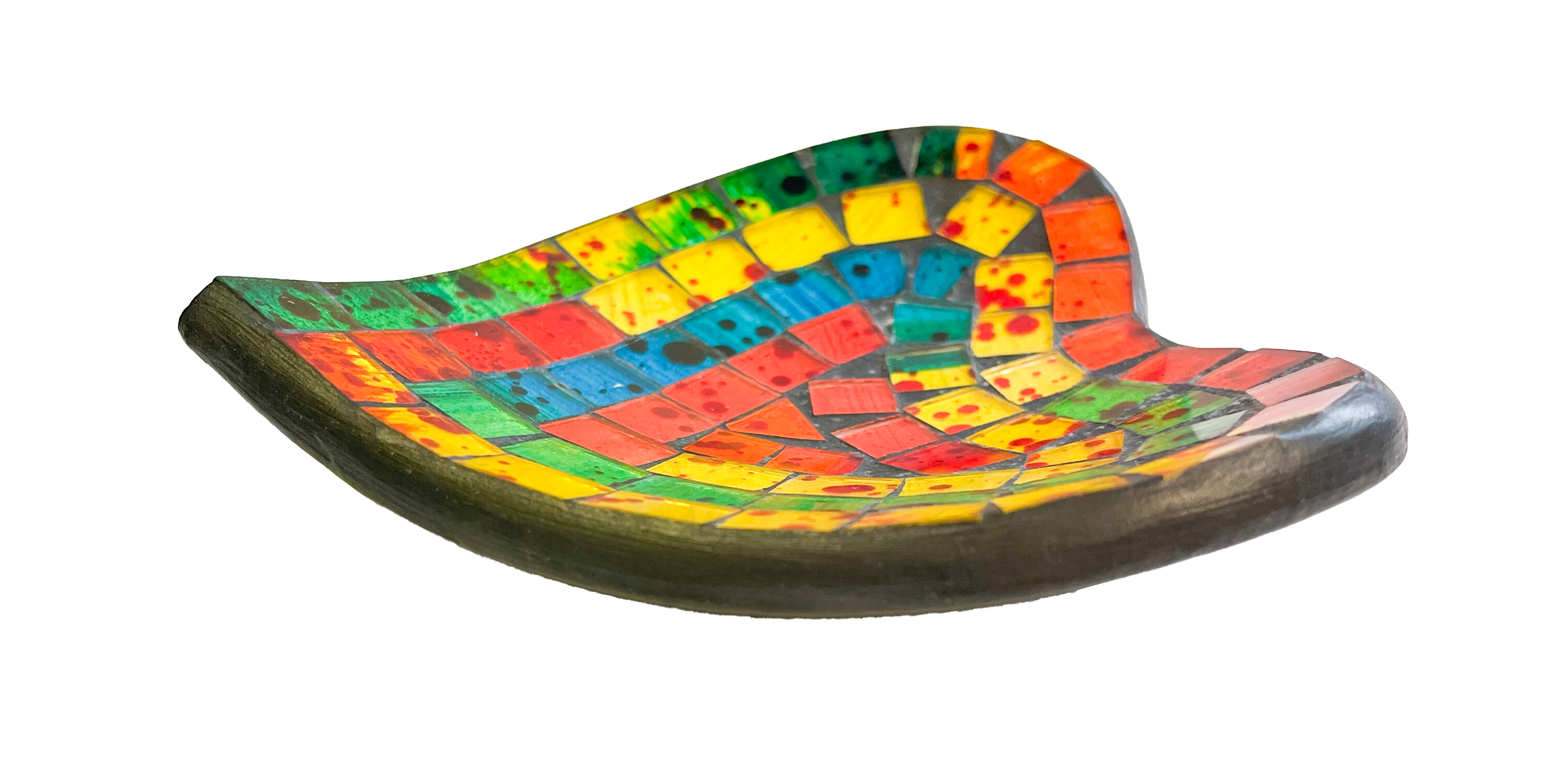 Heart Mosaic Bowl - Rainbow