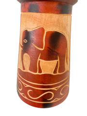 Wooden Djembe Drum - Brown Elephant 40cm