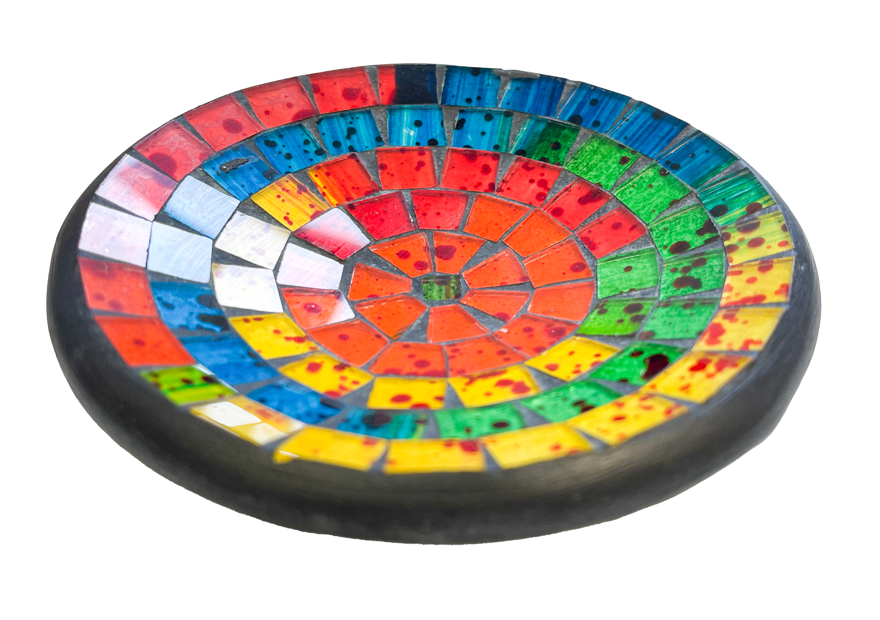 Round Mosaic Bowl - Rainbow
