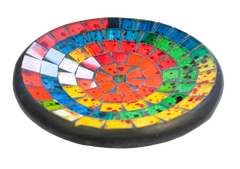 Round Mosaic Bowl - Rainbow