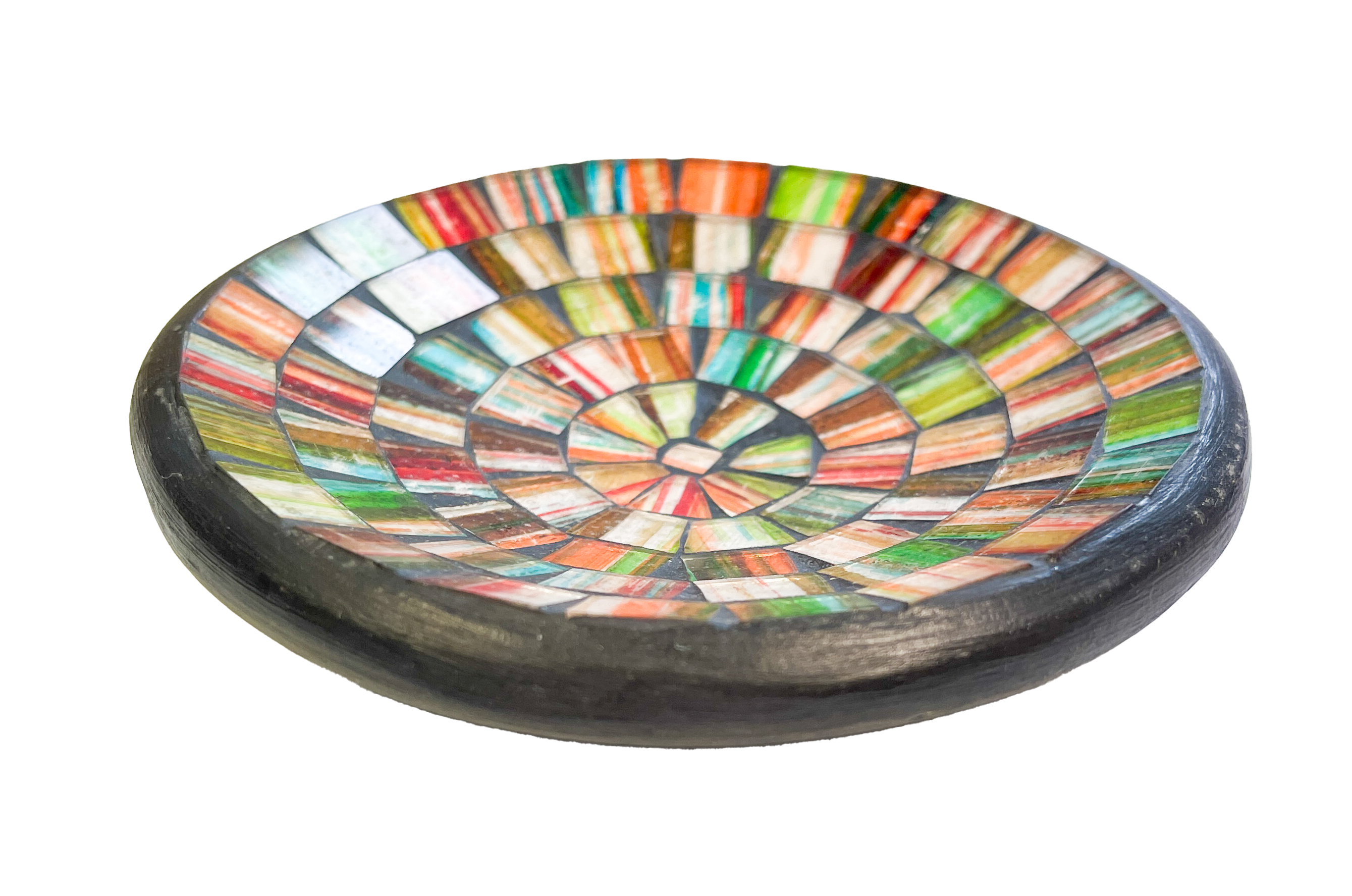 Round Mosaic Bowl - Multicoloured