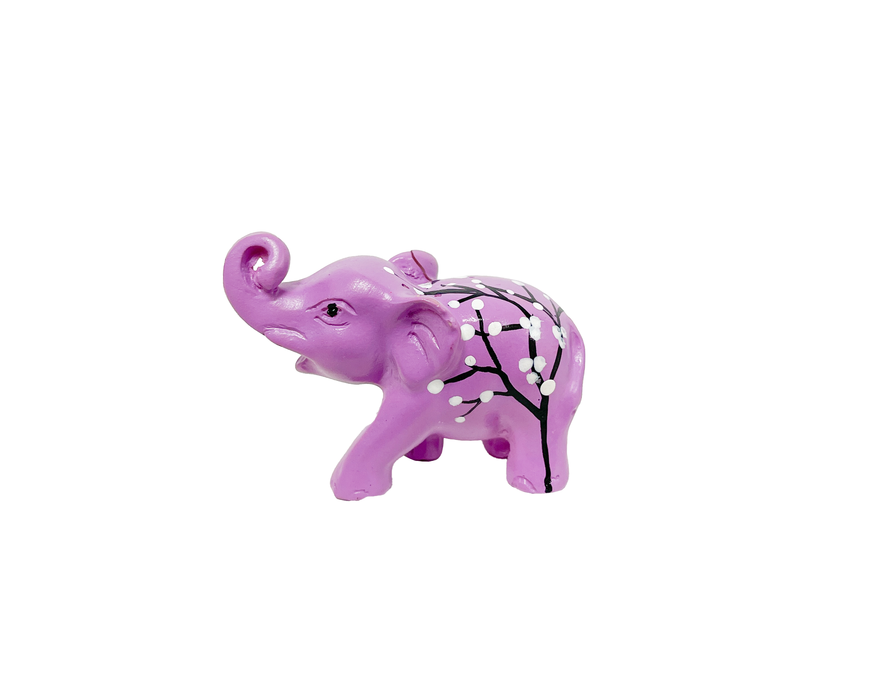Painted Resin Elephants - Small