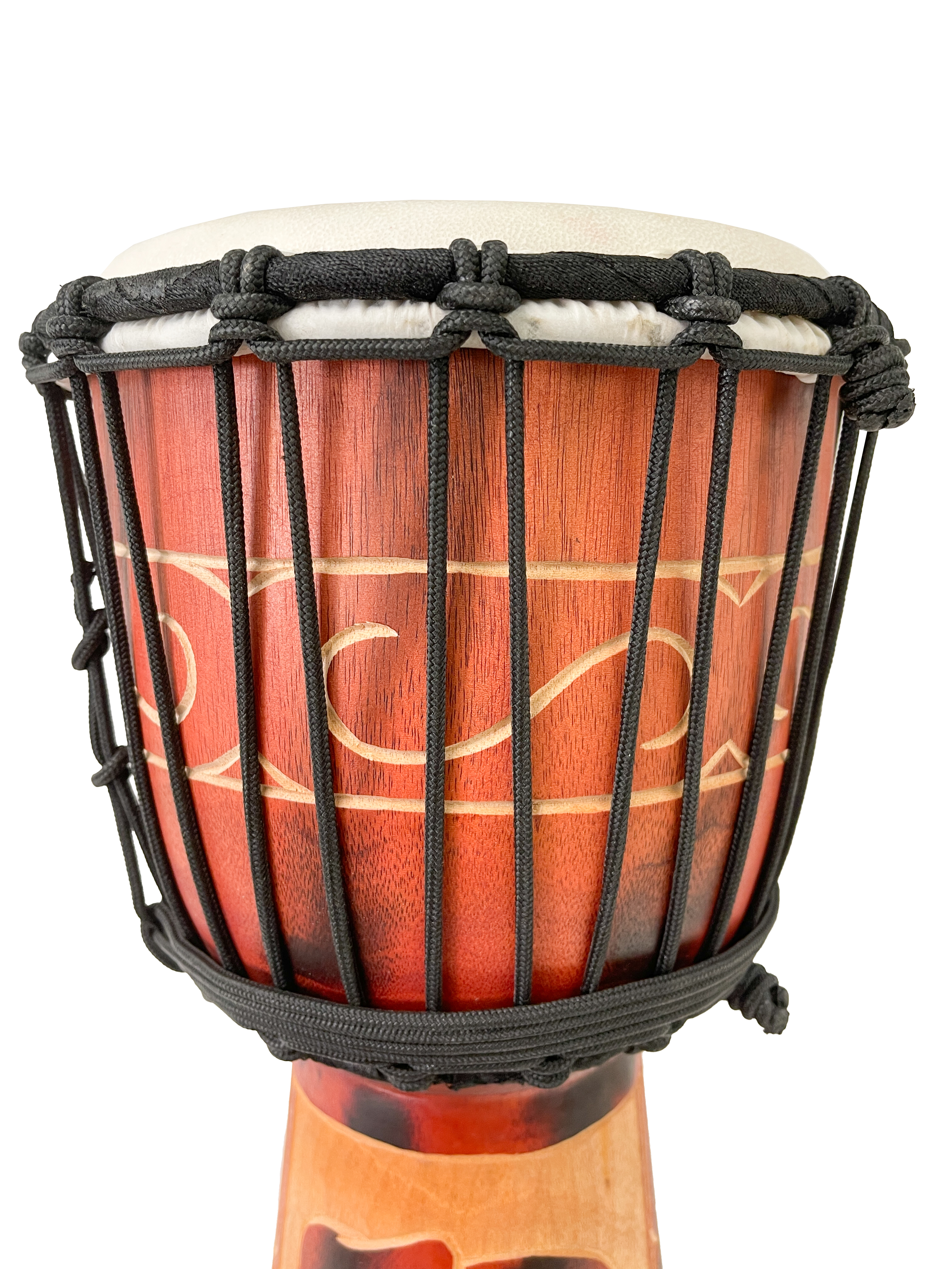 Wooden Djembe Drum - Brown Elephant 40cm