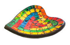 Heart Mosaic Bowl - Rainbow