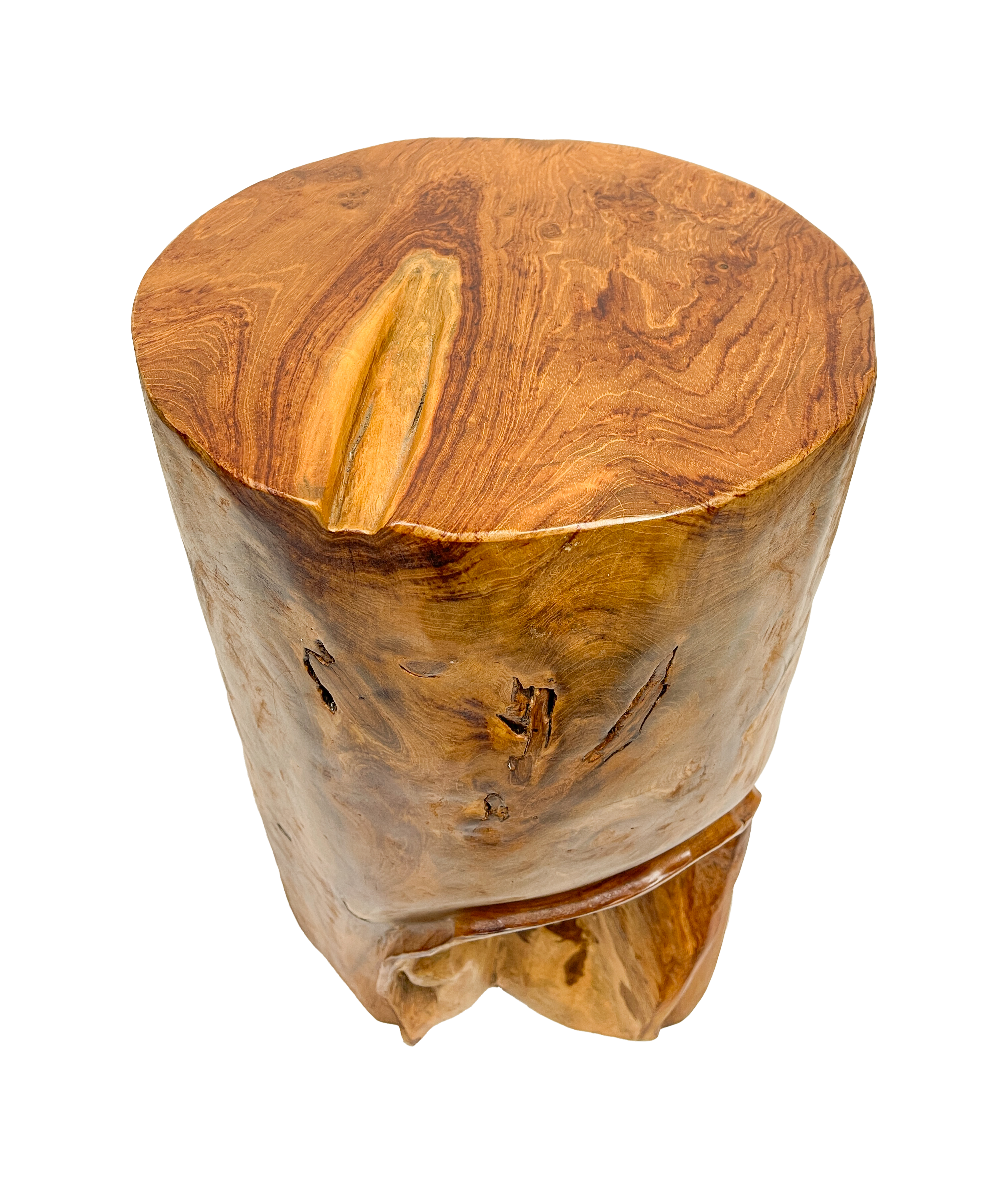 Teak Wood Stool Round