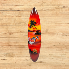 Wooden Painted Surfboard - Various Sizes