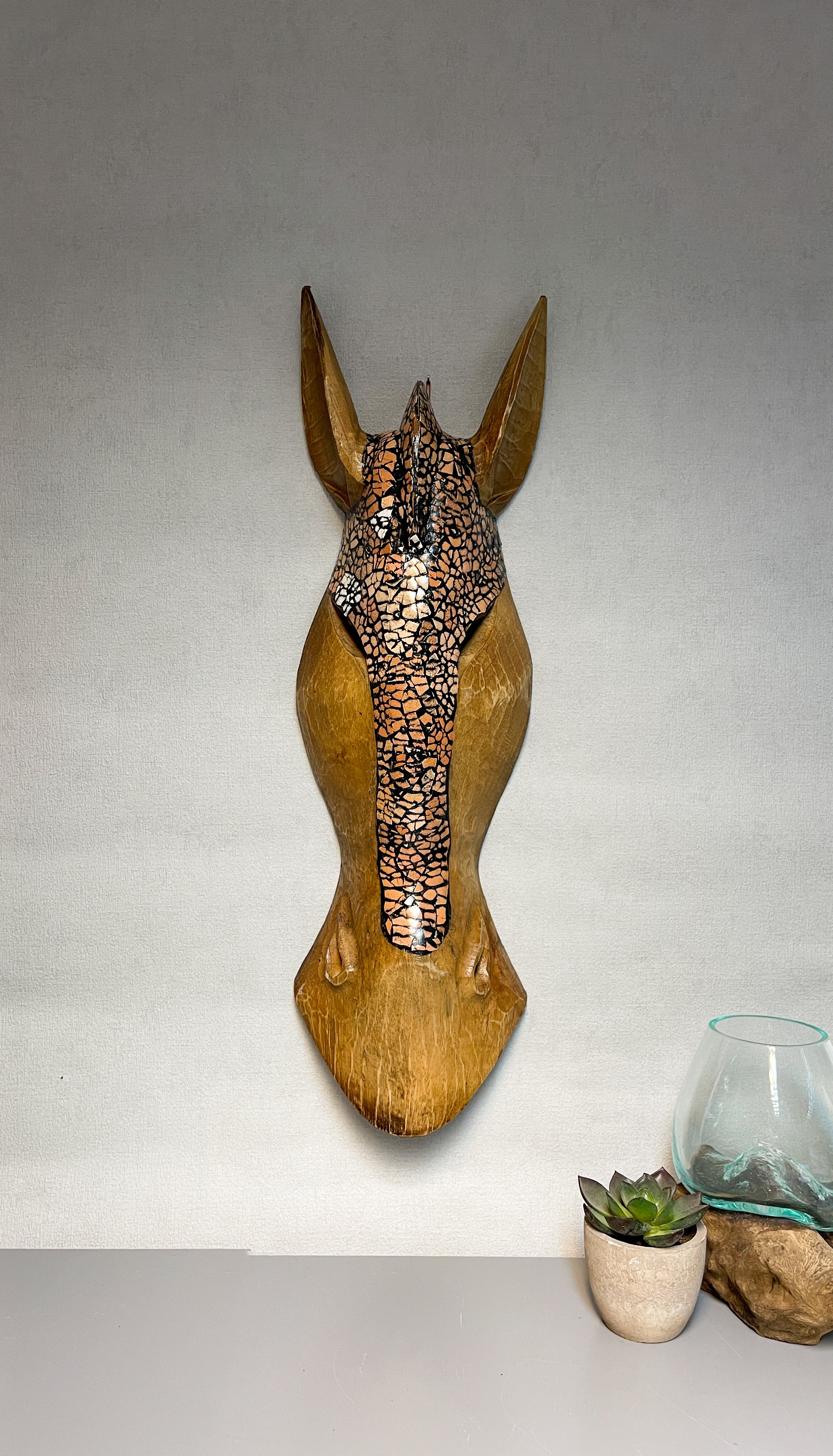 Giraffe Mask Eggshell - Various Sizes