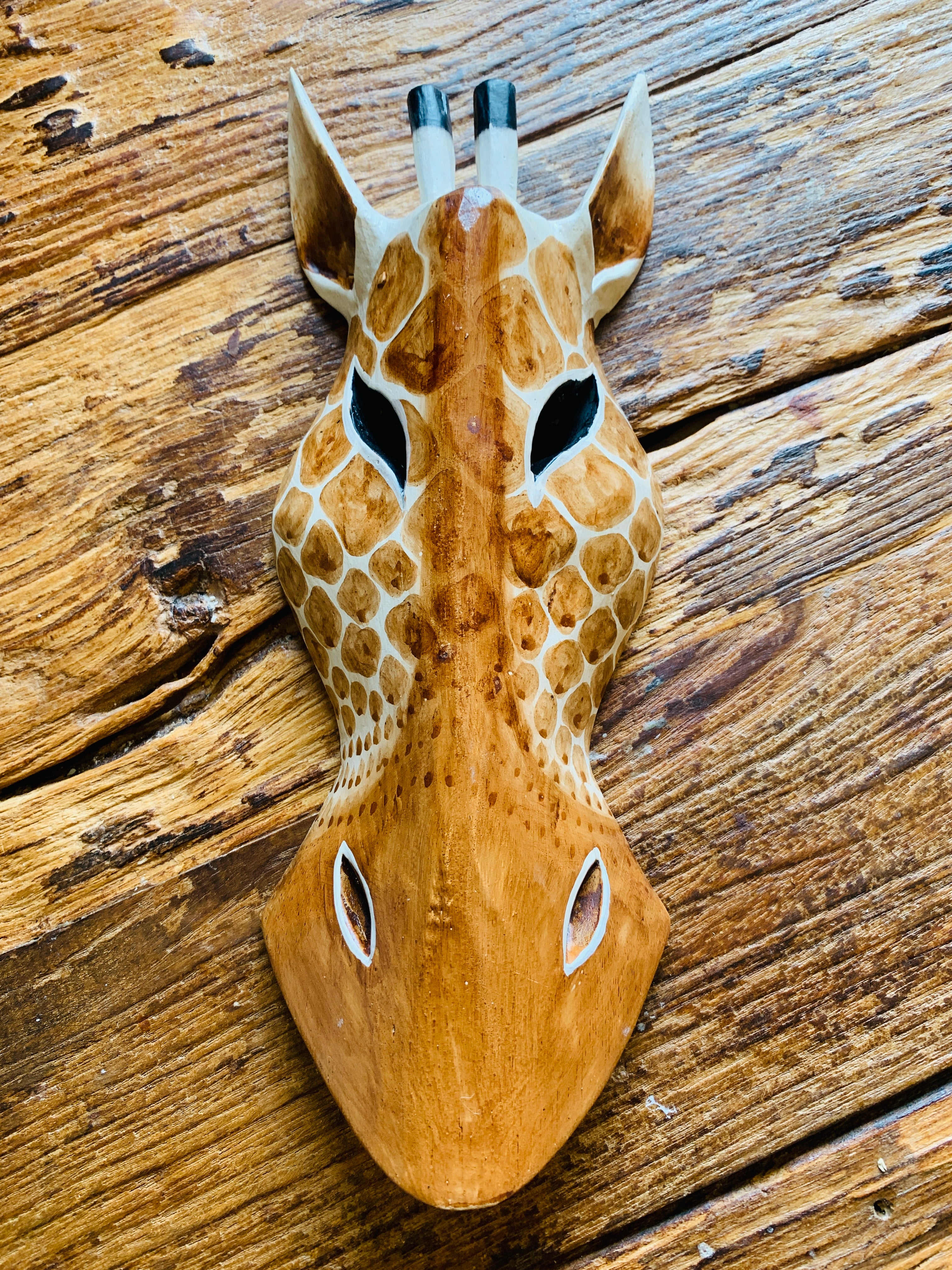 Giraffe Mask Natural - Various Sizes