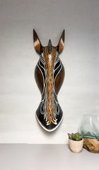 Zebra Mask Gold Wave - Various Sizes