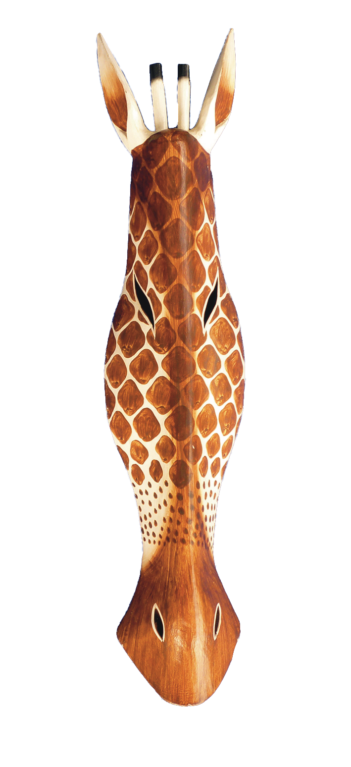 Giraffe Mask Natural - Various Sizes